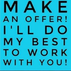 All Reasonable offers Considered 😜